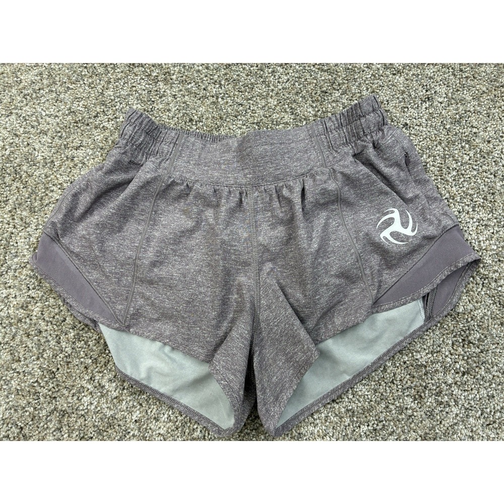 Lululemon Shorts Womens 4 Purple Running Hotty Hot High Waist Lined Short #0416‎